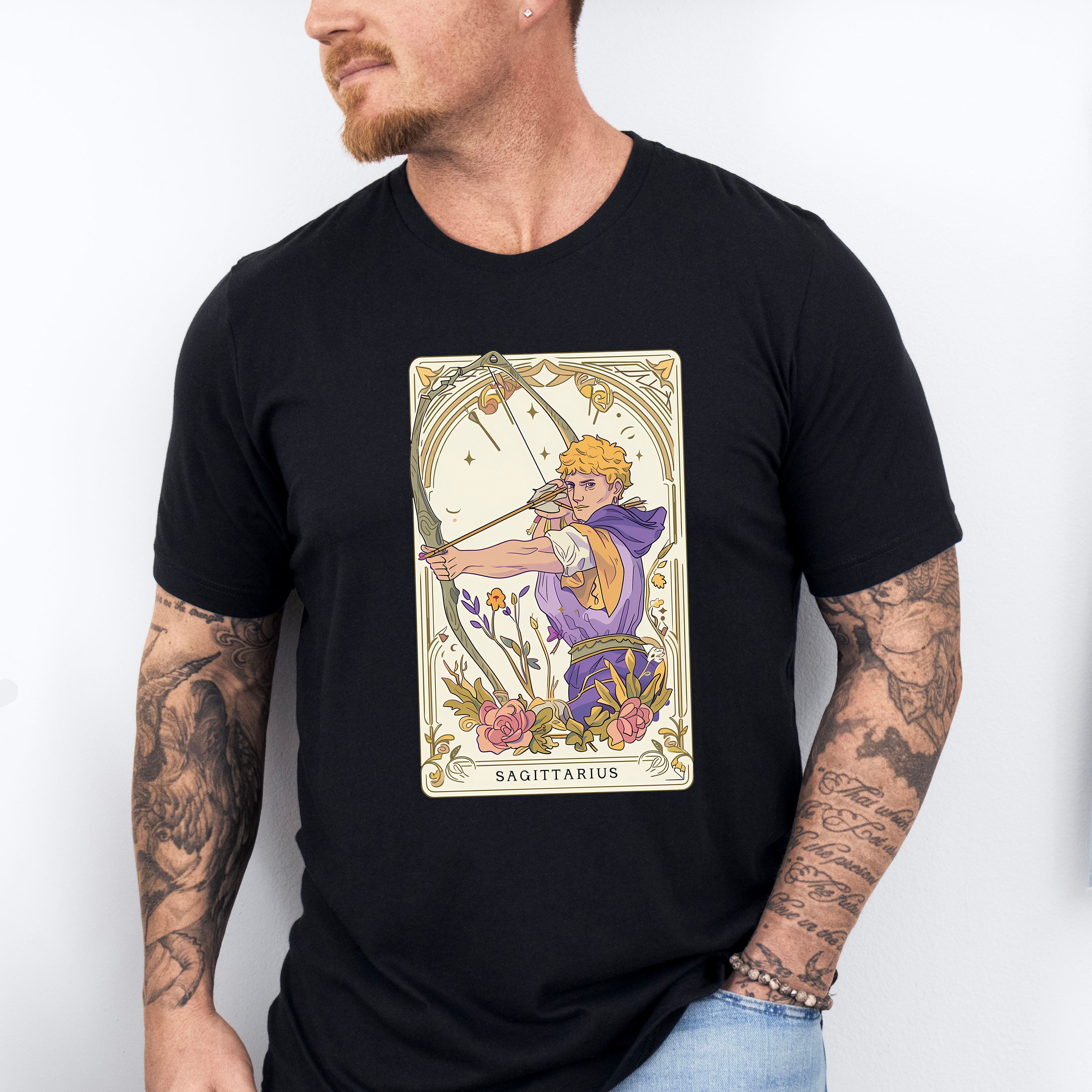 Sagittarius Tarot Card - Zodiacs &amp; Horoscopes Unisex Crewneck T-Shirt Sweatshirt Hoodie