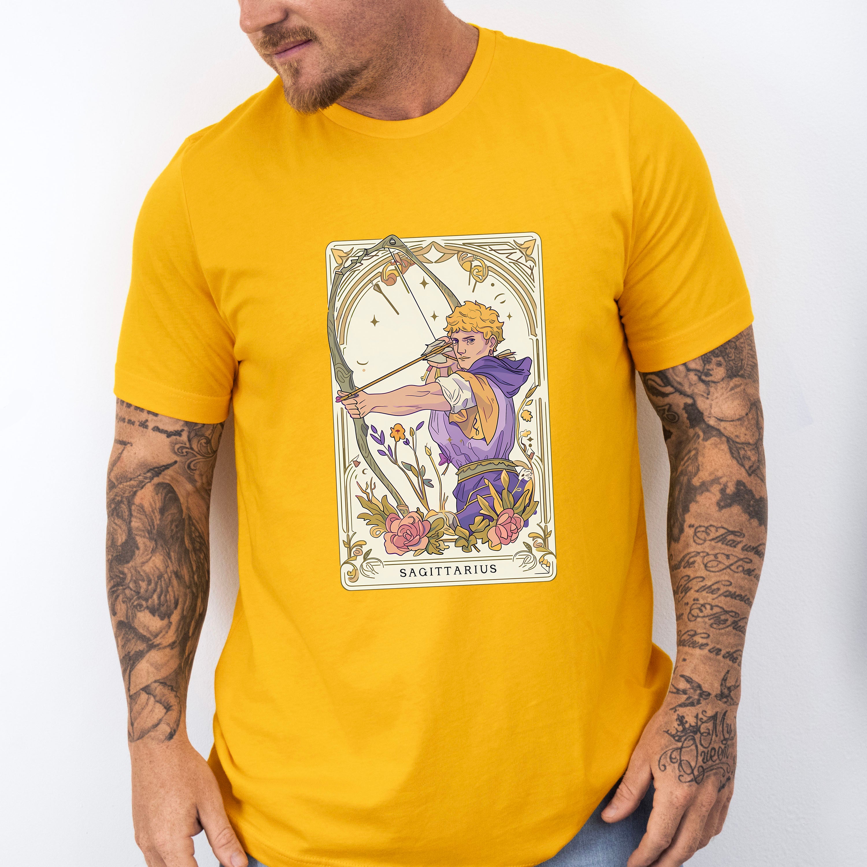 Sagittarius Tarot Card - Zodiacs &amp; Horoscopes Unisex Crewneck T-Shirt Sweatshirt Hoodie