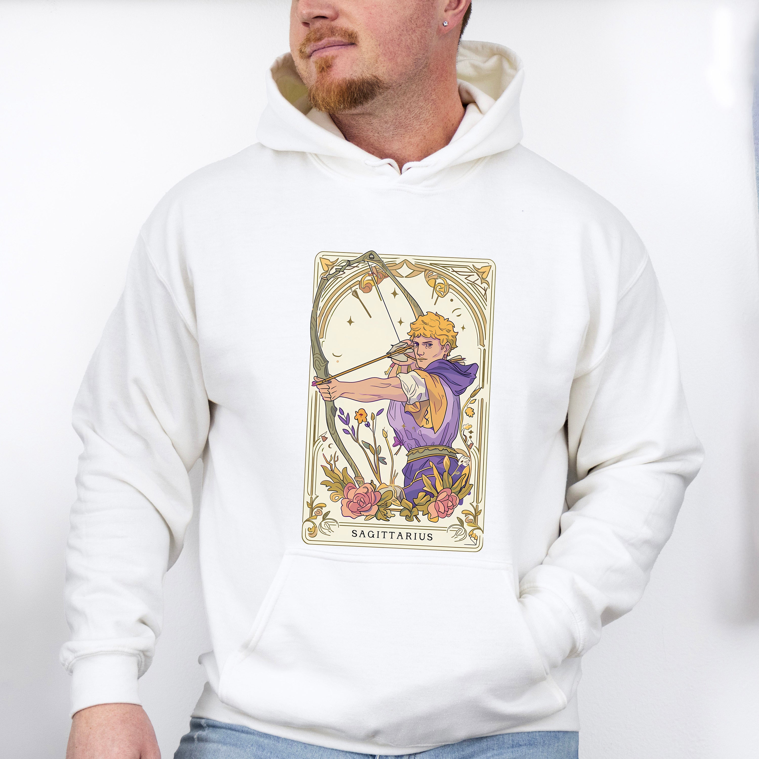 Sagittarius Tarot Card - Zodiacs &amp; Horoscopes Unisex Crewneck T-Shirt Sweatshirt Hoodie