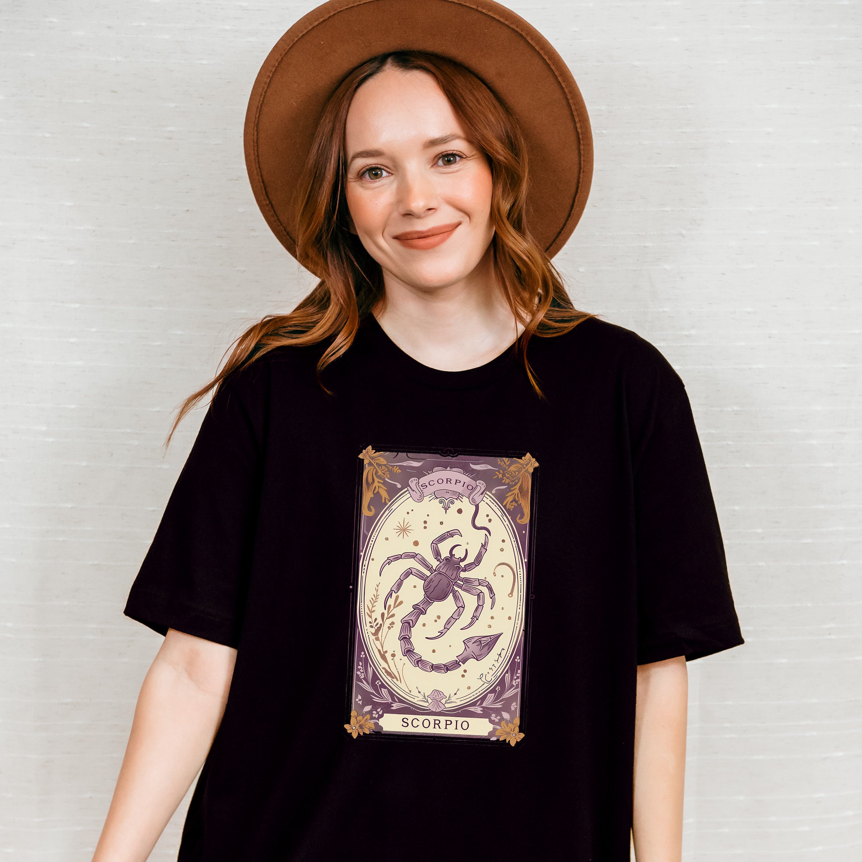 Scorpio Tarot Card - Zodiacs &amp; Horoscopes Unisex Crewneck T-Shirt Sweatshirt Hoodie