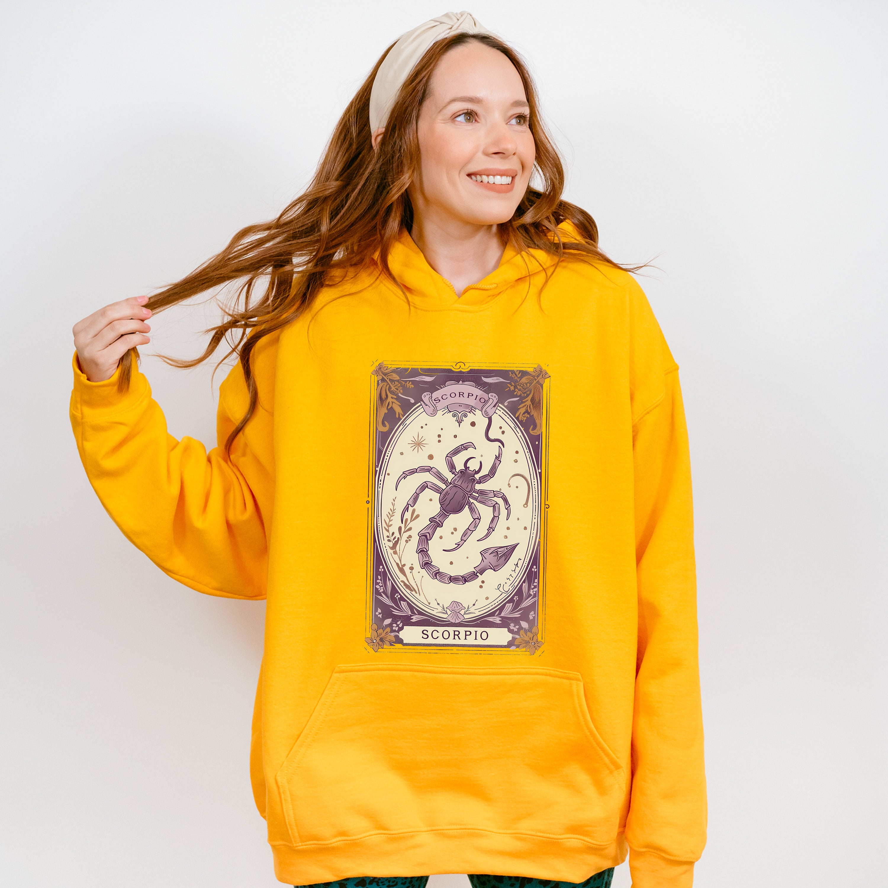 Scorpio Tarot Card - Zodiacs &amp; Horoscopes Unisex Crewneck T-Shirt Sweatshirt Hoodie