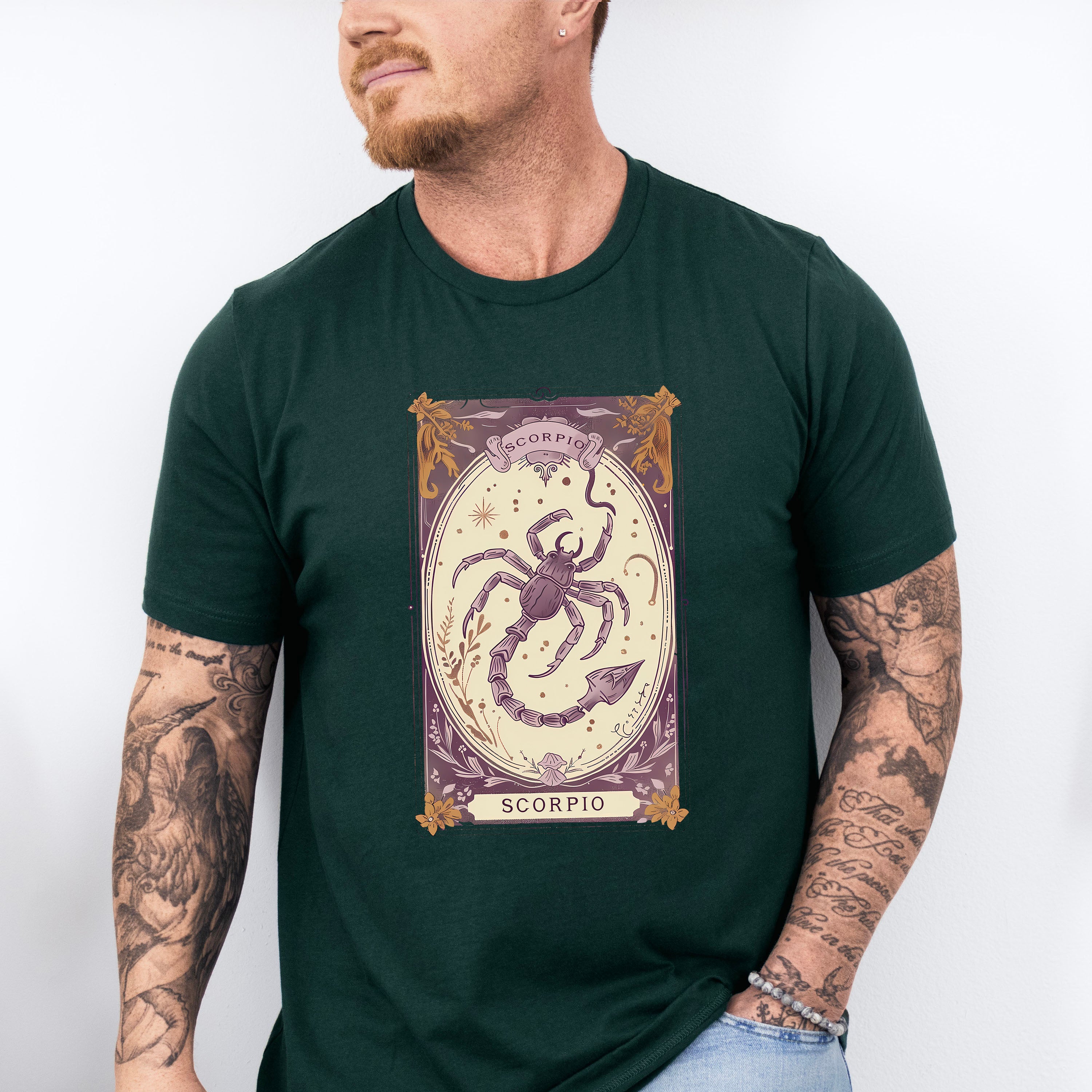 Scorpio Tarot Card - Zodiacs &amp; Horoscopes Unisex Crewneck T-Shirt Sweatshirt Hoodie