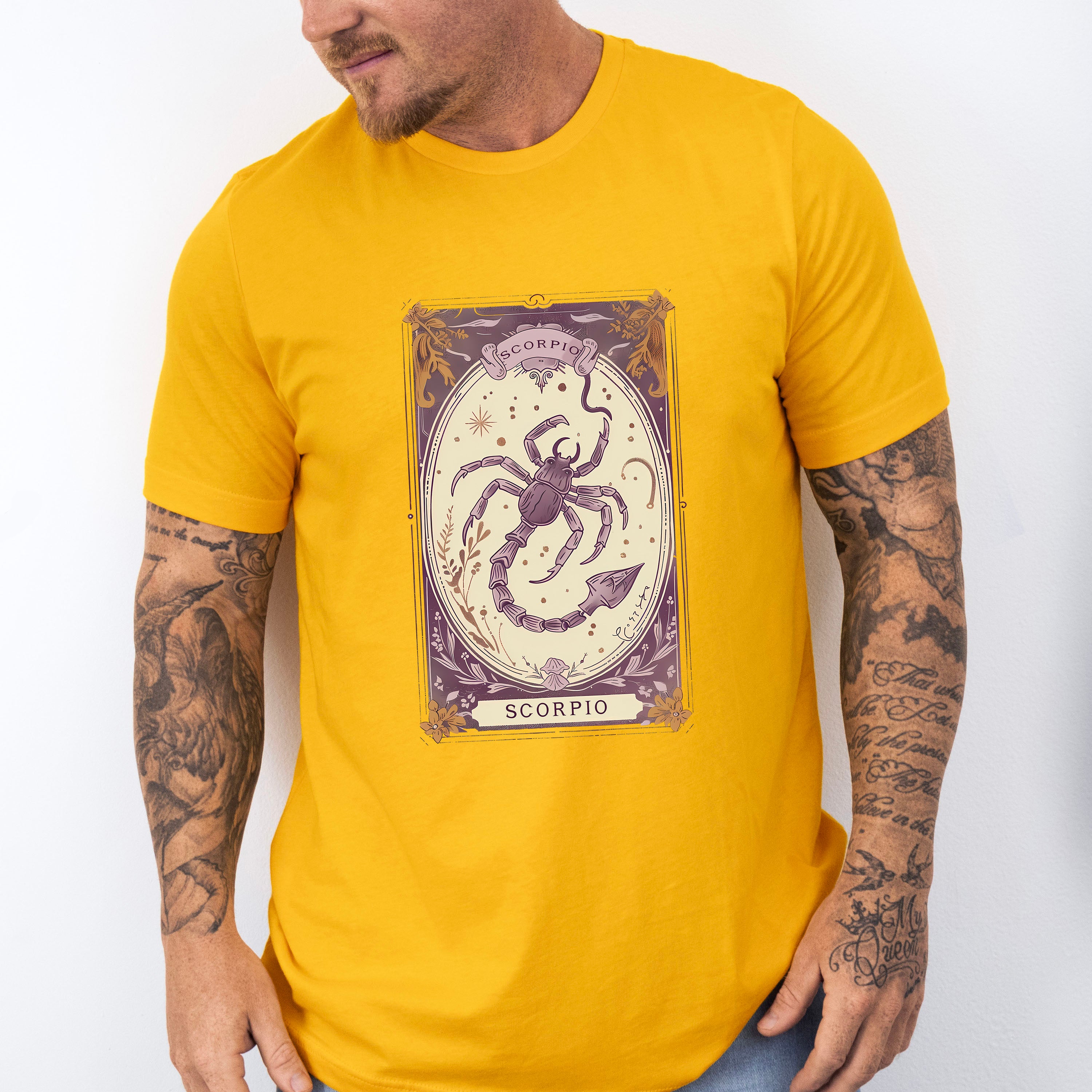 Scorpio Tarot Card - Zodiacs &amp; Horoscopes Unisex Crewneck T-Shirt Sweatshirt Hoodie