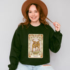 Taurus Tarot Card - Zodiacs & Horoscopes Unisex Crewneck T-Shirt Sweatshirt Hoodie