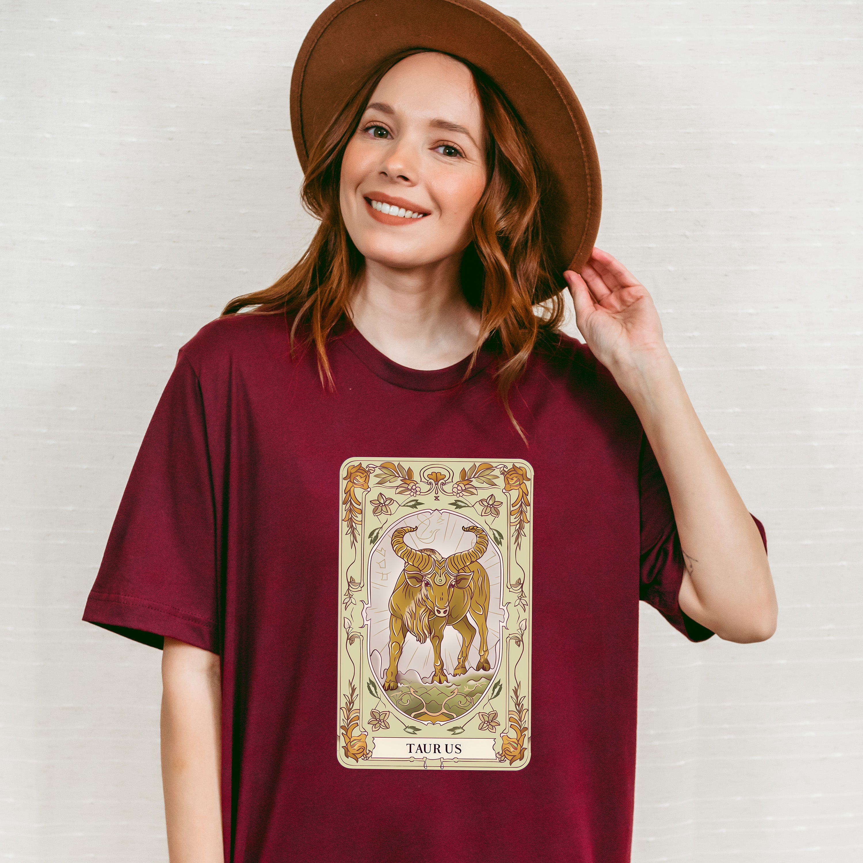 Taurus Tarot Card - Zodiacs &amp; Horoscopes Unisex Crewneck T-Shirt Sweatshirt Hoodie