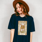 Taurus Tarot Card - Zodiacs & Horoscopes Unisex Crewneck T-Shirt Sweatshirt Hoodie