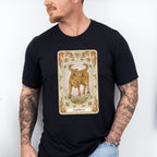 Taurus Tarot Card - Zodiacs & Horoscopes Unisex Crewneck T-Shirt Sweatshirt Hoodie