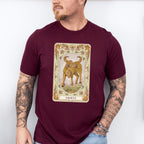 Taurus Tarot Card - Zodiacs & Horoscopes Unisex Crewneck T-Shirt Sweatshirt Hoodie