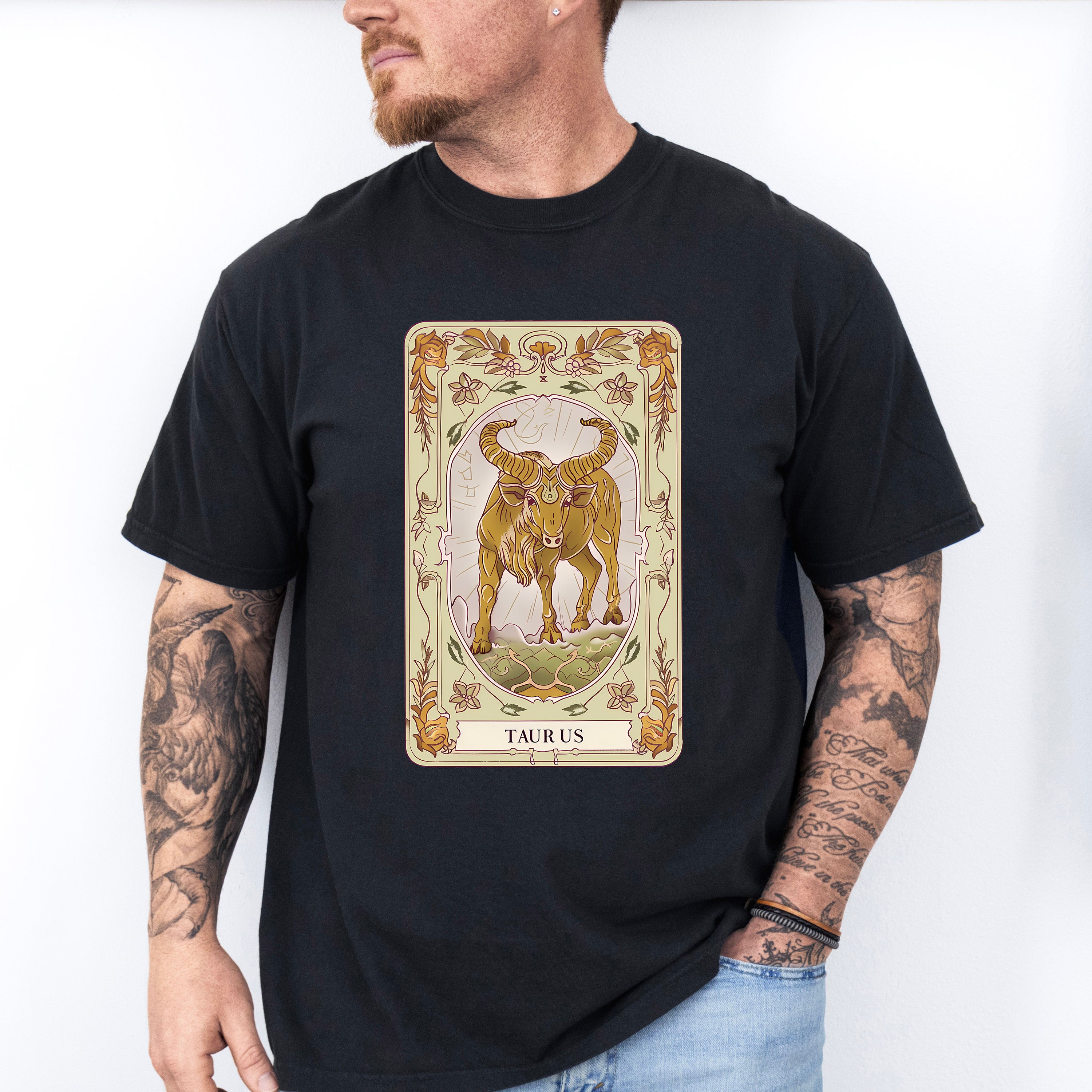 Taurus Tarot Card - Zodiacs &amp; Horoscopes Unisex Crewneck T-Shirt Sweatshirt Hoodie