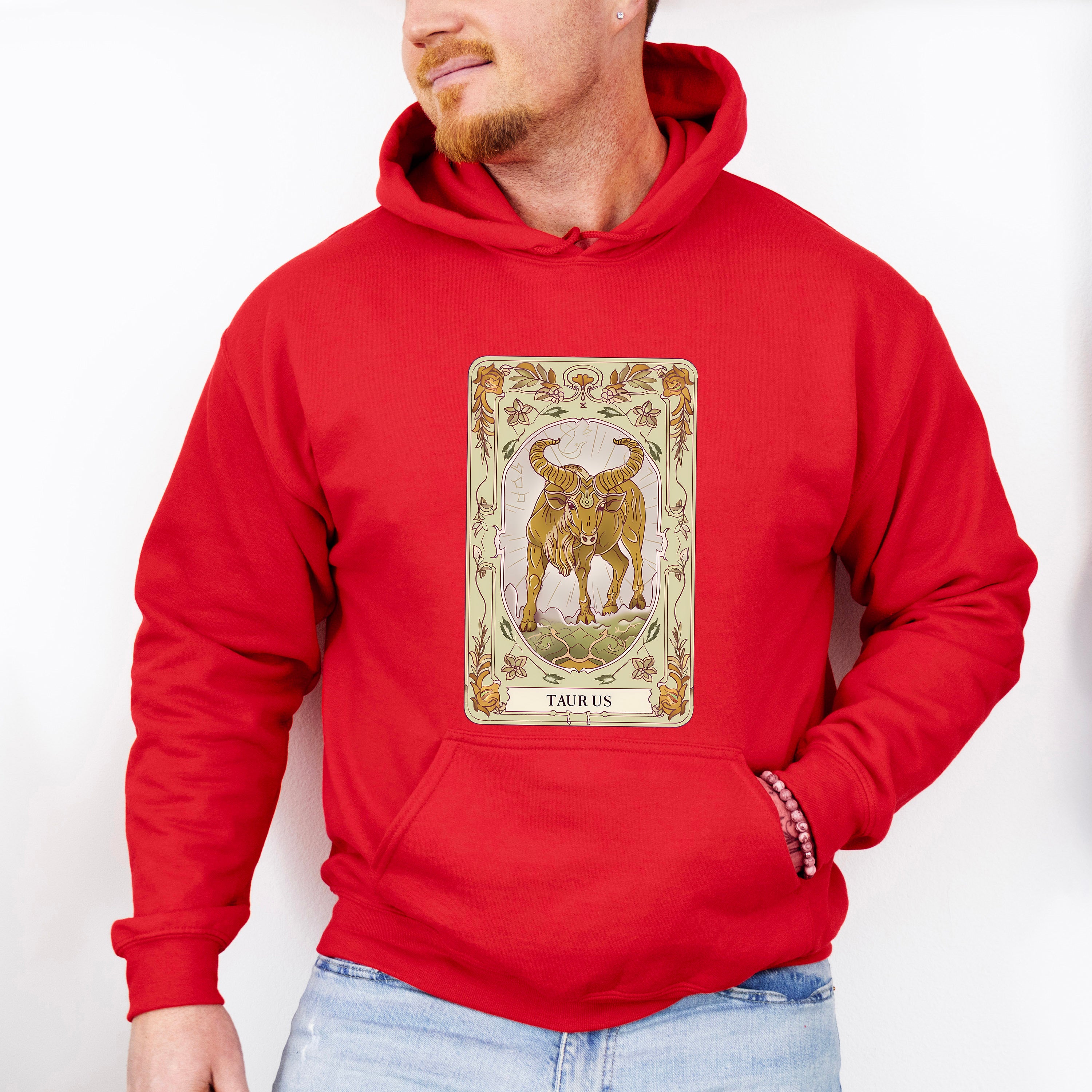 Taurus Tarot Card - Zodiacs &amp; Horoscopes Unisex Crewneck T-Shirt Sweatshirt Hoodie
