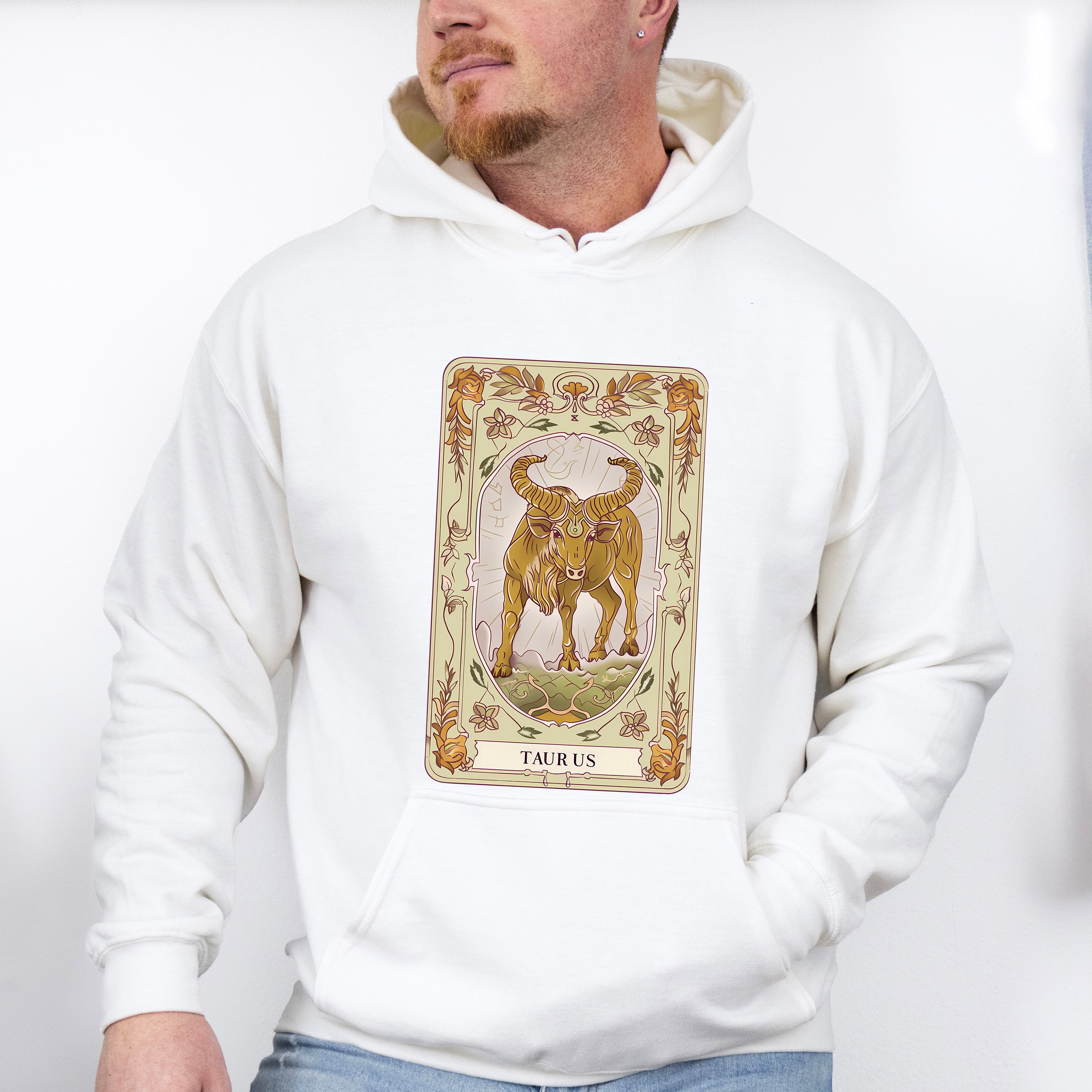 Taurus Tarot Card - Zodiacs &amp; Horoscopes Unisex Crewneck T-Shirt Sweatshirt Hoodie