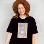 Virgo Tarot Card - Zodiacs & Horoscopes Unisex Crewneck T-Shirt Sweatshirt Hoodie