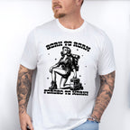 Born To Roam Forced To Work Lady Design - Hiking Unisex Crewneck T-Shirt Sweatshirt Hoodie