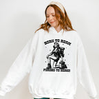 Born To Roam Forced To Work Lady Design - Hiking Unisex Crewneck T-Shirt Sweatshirt Hoodie