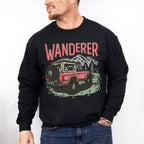 Wanderer Car Design - Outdoor Unisex Crewneck T-Shirt Sweatshirt Hoodie