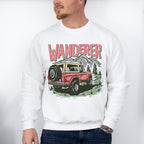 Wanderer Car Design - Outdoor Unisex Crewneck T-Shirt Sweatshirt Hoodie