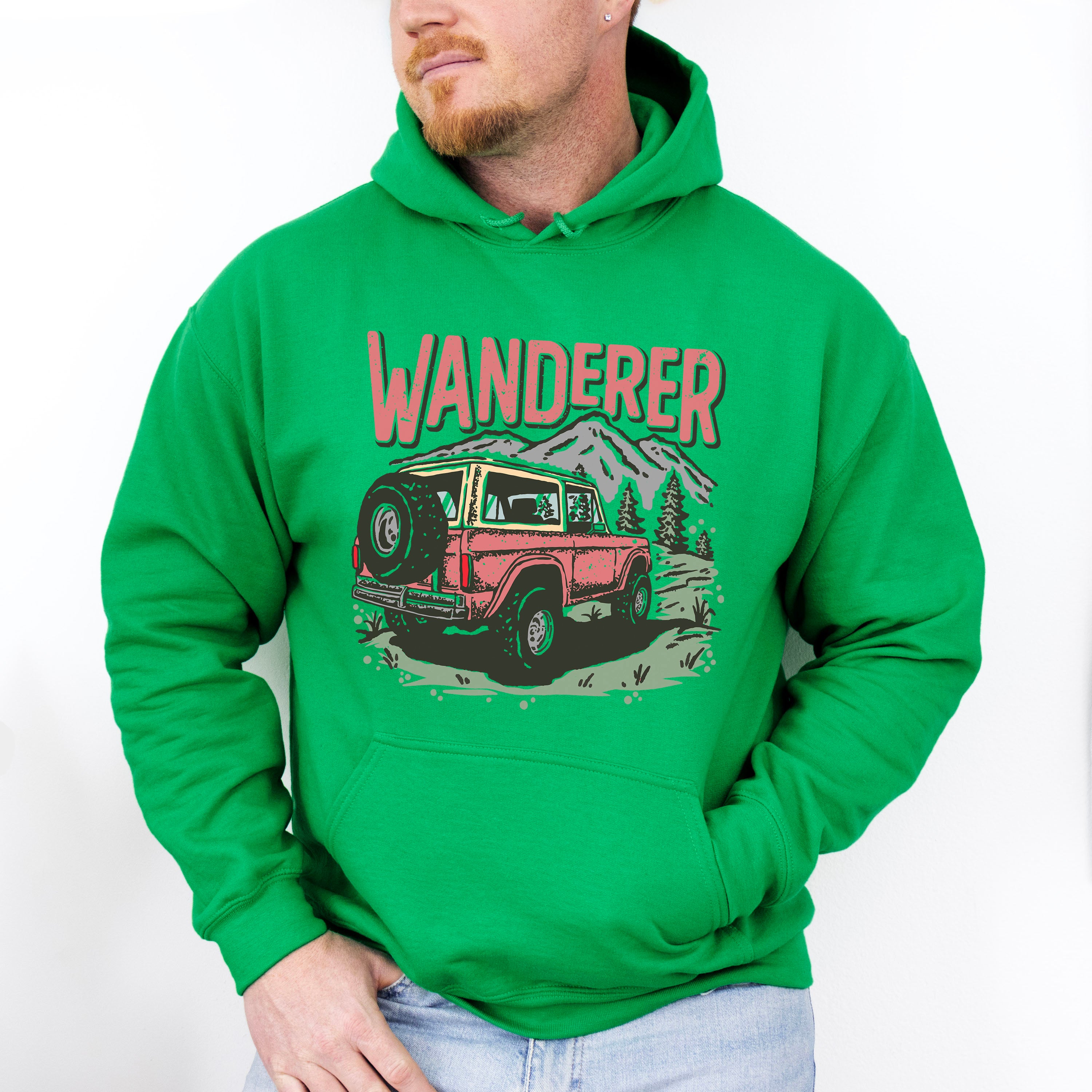 Wanderer Car Design - Outdoor Unisex Crewneck T-Shirt Sweatshirt Hoodie