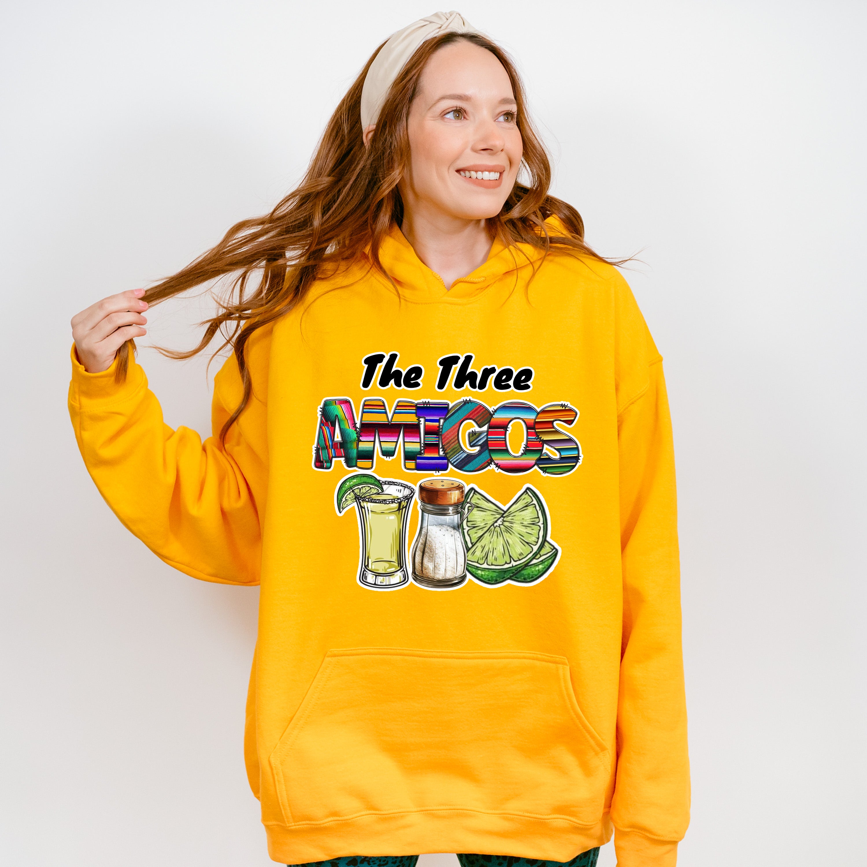 The Three Amigos Tequila Salt Lime - Cinco De Mayo Unisex Crewneck T-Shirt Sweatshirt Hoodie