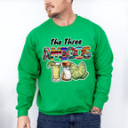 The Three Amigos Tequila Salt Lime - Cinco De Mayo Unisex Crewneck T-Shirt Sweatshirt Hoodie