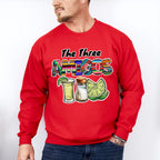 The Three Amigos Tequila Salt Lime - Cinco De Mayo Unisex Crewneck T-Shirt Sweatshirt Hoodie