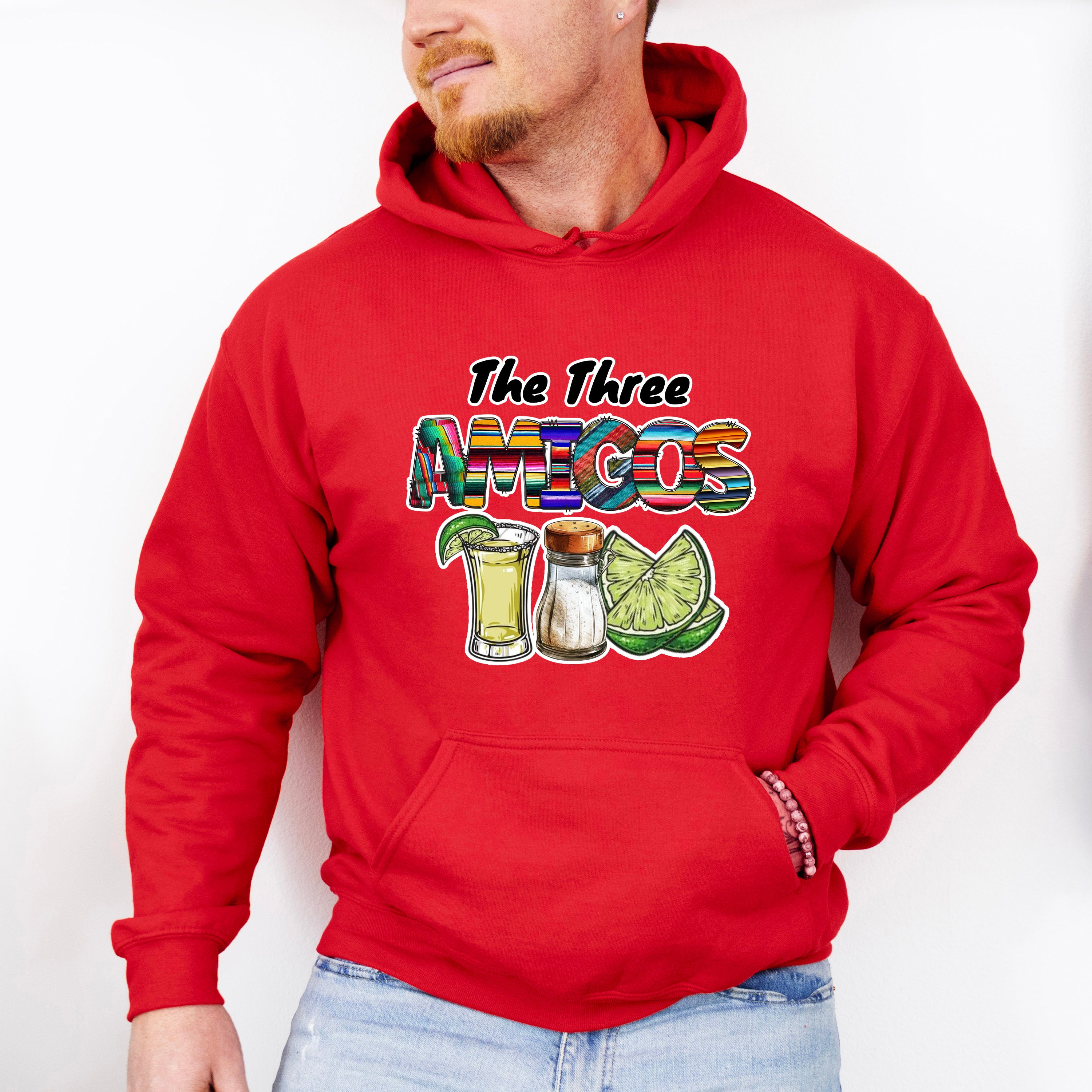 The Three Amigos Tequila Salt Lime - Cinco De Mayo Unisex Crewneck T-Shirt Sweatshirt Hoodie