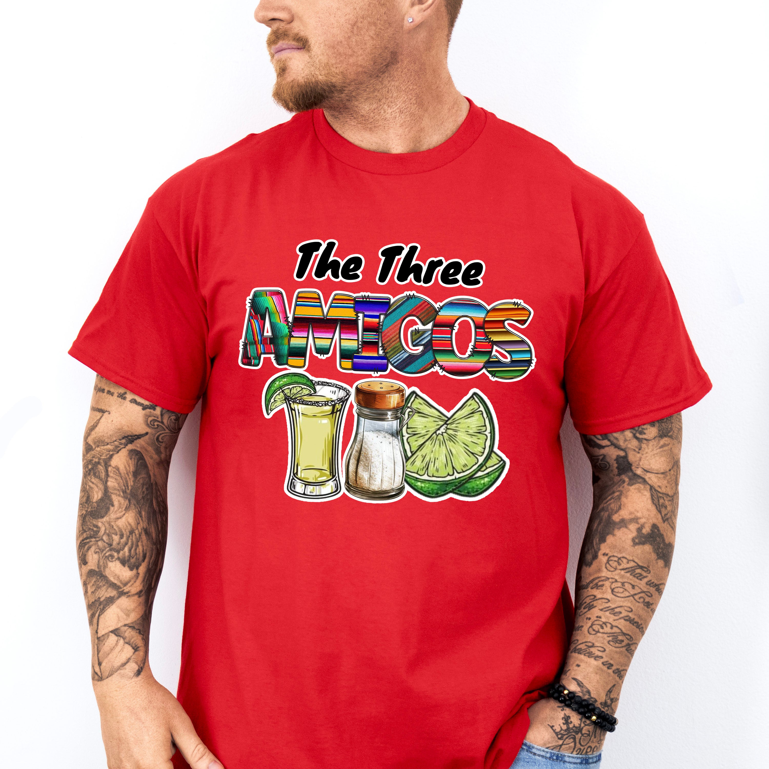 The Three Amigos Tequila Salt Lime - Cinco De Mayo Unisex Crewneck T-Shirt Sweatshirt Hoodie