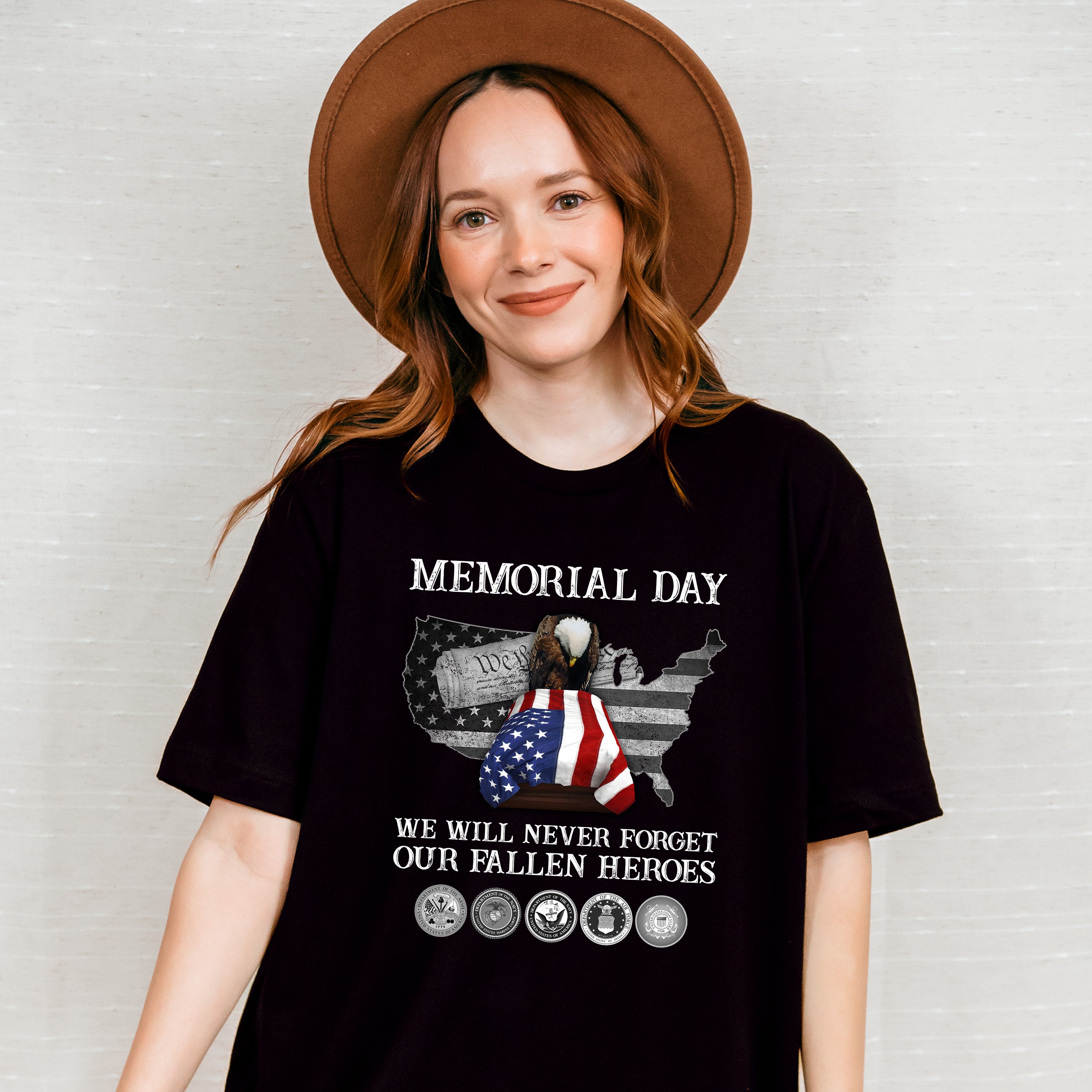 Memorial Day - Military Unisex Crewneck T-Shirt Sweatshirt Hoodie