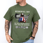 Memorial Day - Military Unisex Crewneck T-Shirt Sweatshirt Hoodie