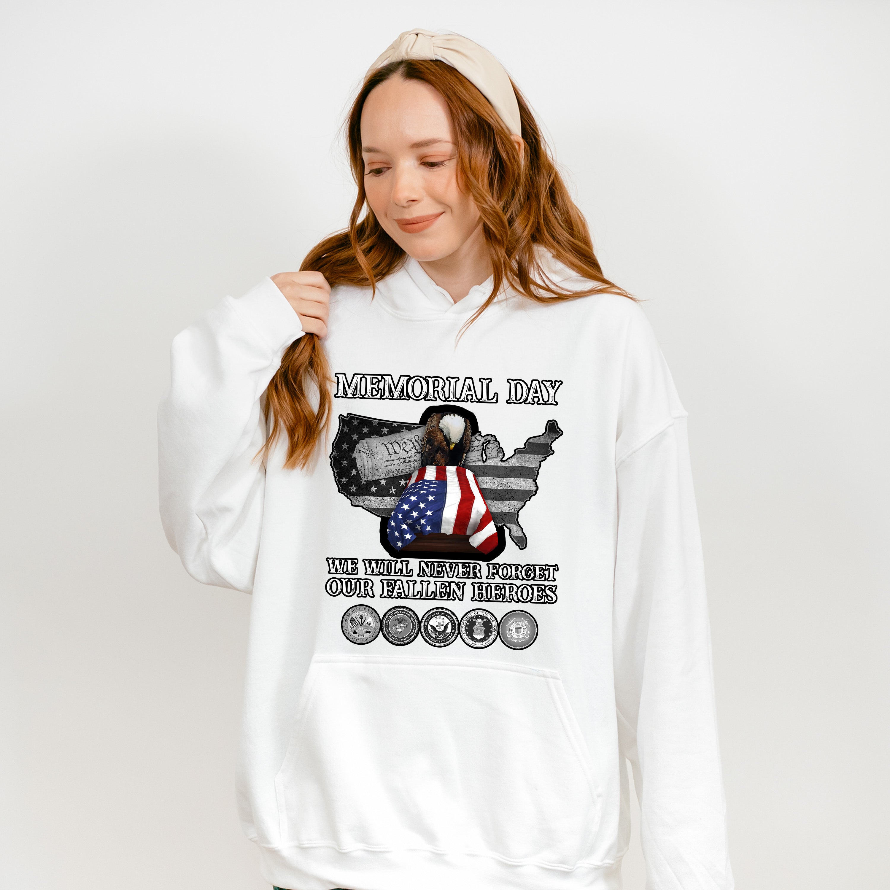 Memorial Day - Military Unisex Crewneck T-Shirt Sweatshirt Hoodie