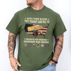 They Fought And Fell To Preserve Our Freedom - Military Unisex Crewneck T-Shirt Sweatshirt Hoodie