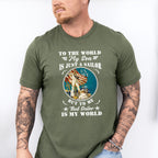 To The World My Son Is Just A Sailor - Military Unisex Crewneck T-Shirt Sweatshirt Hoodie