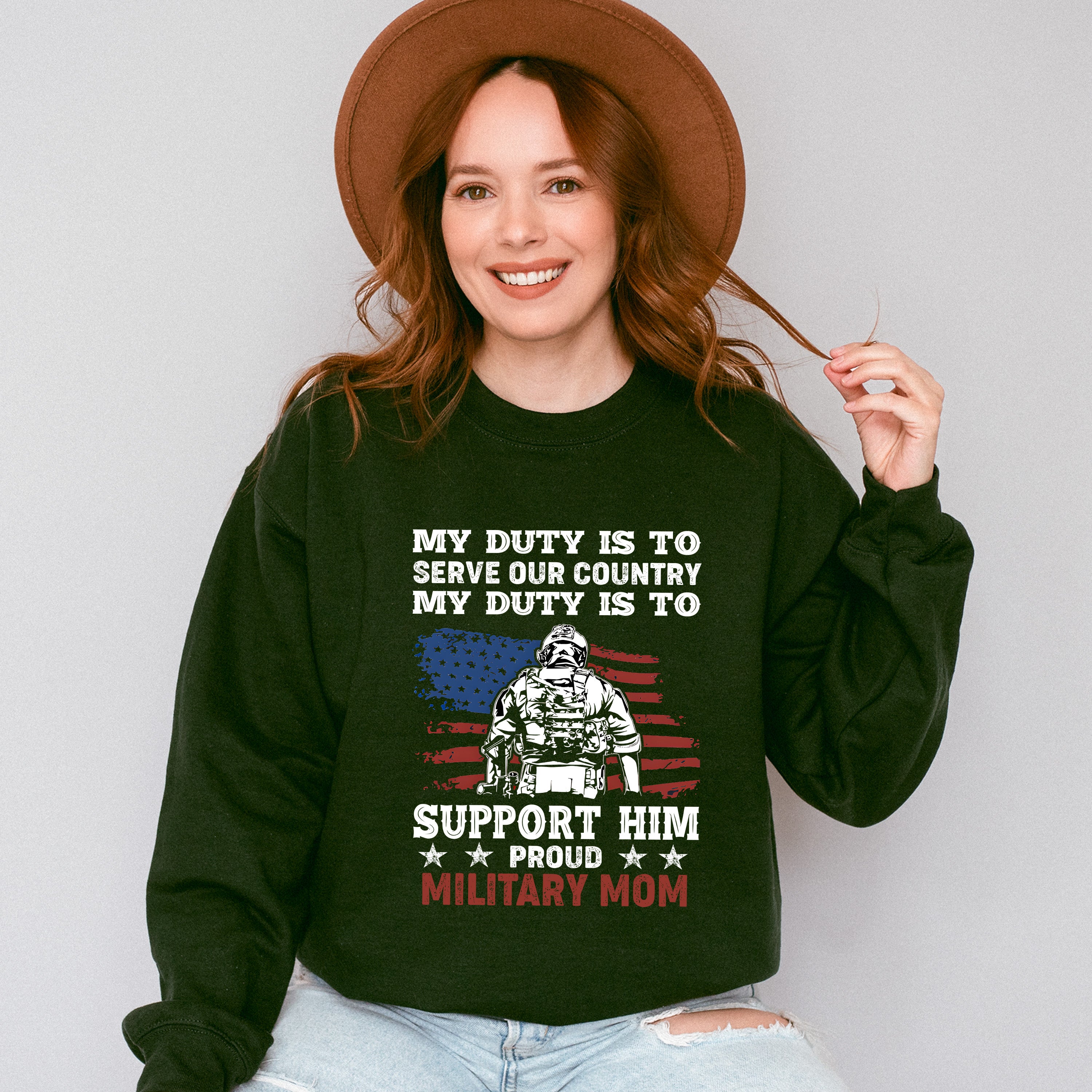 My Duty Is To Serve Our Country - Military Unisex Crewneck T-Shirt Sweatshirt Hoodie