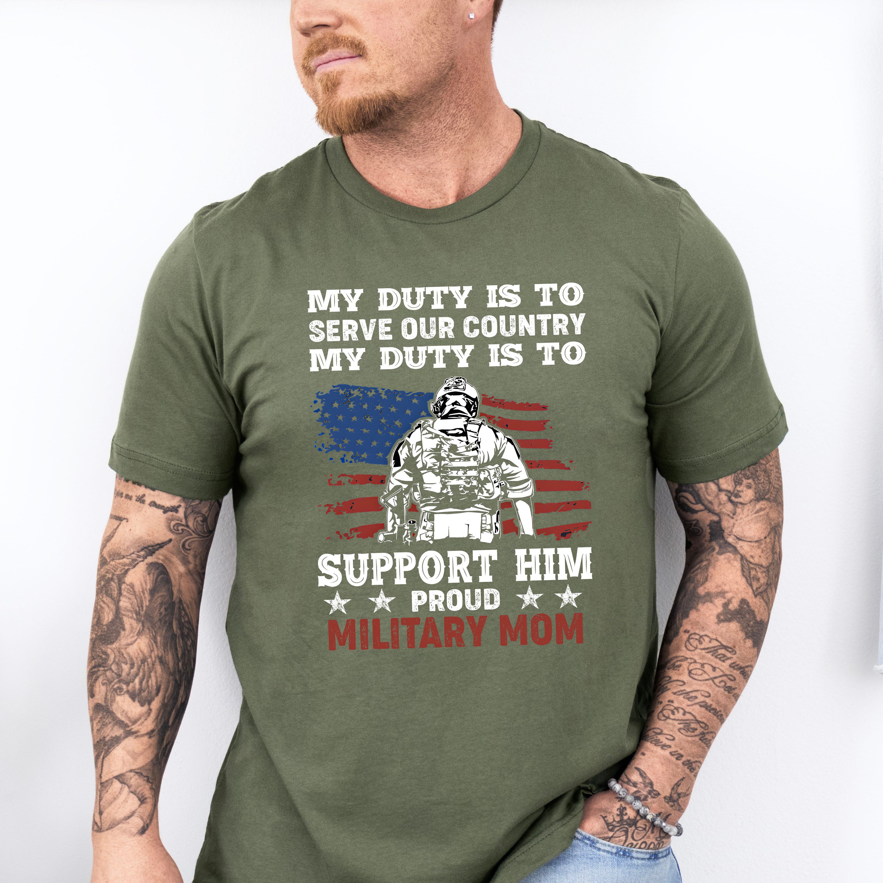 My Duty Is To Serve Our Country - Military Unisex Crewneck T-Shirt Sweatshirt Hoodie