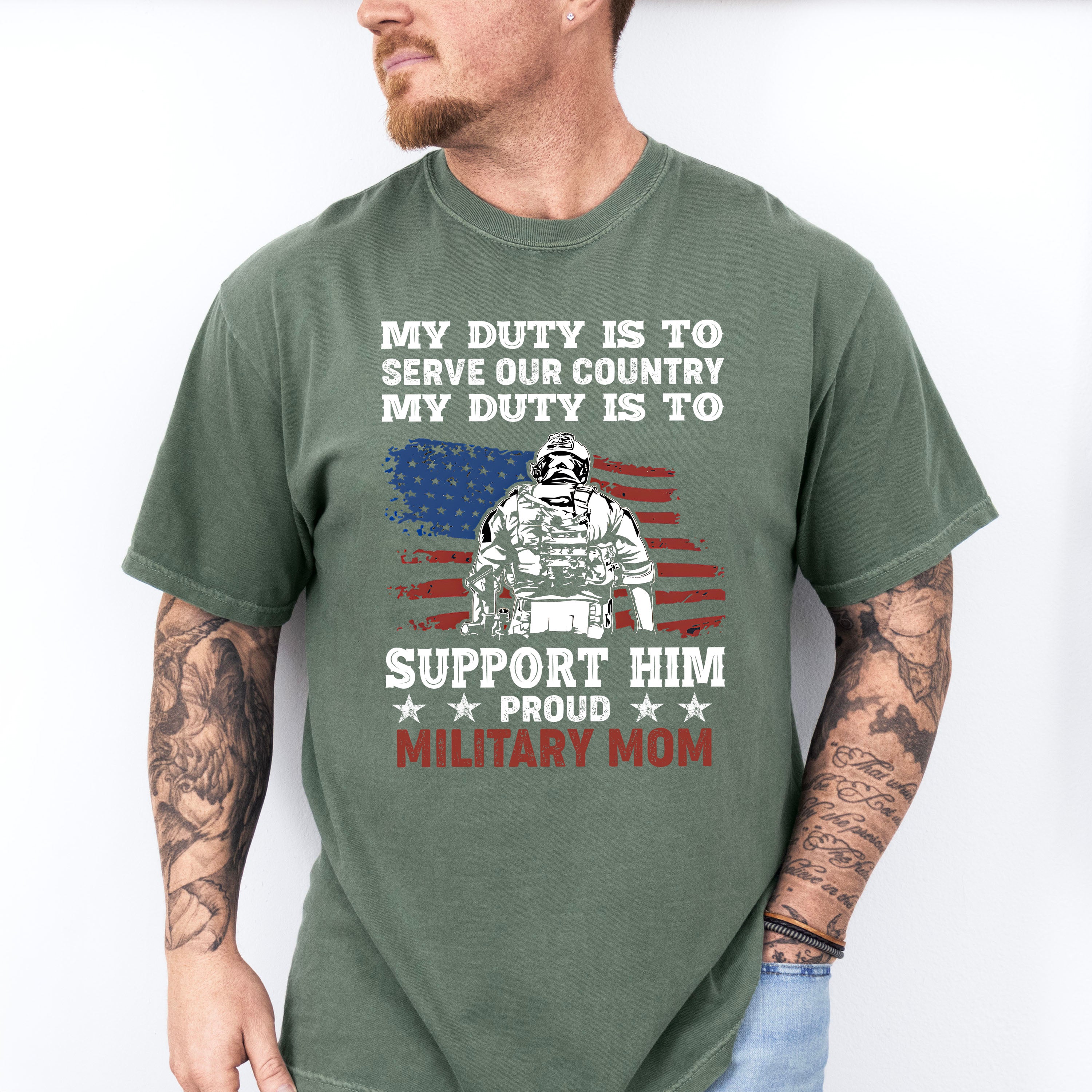 My Duty Is To Serve Our Country - Military Unisex Crewneck T-Shirt Sweatshirt Hoodie