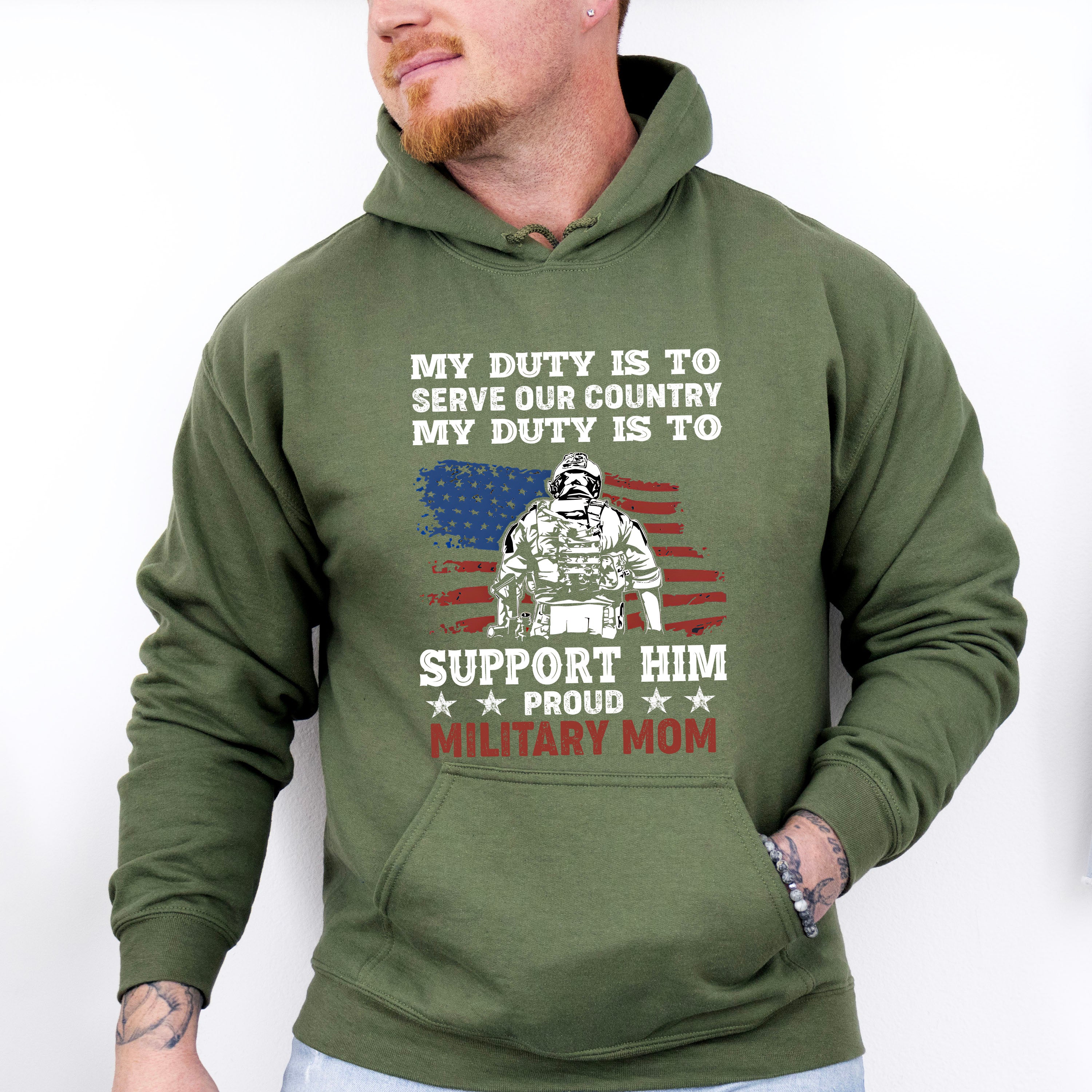 My Duty Is To Serve Our Country - Military Unisex Crewneck T-Shirt Sweatshirt Hoodie