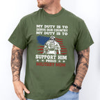 My Duty Is To Serve Our Country - Military Unisex Crewneck T-Shirt Sweatshirt Hoodie