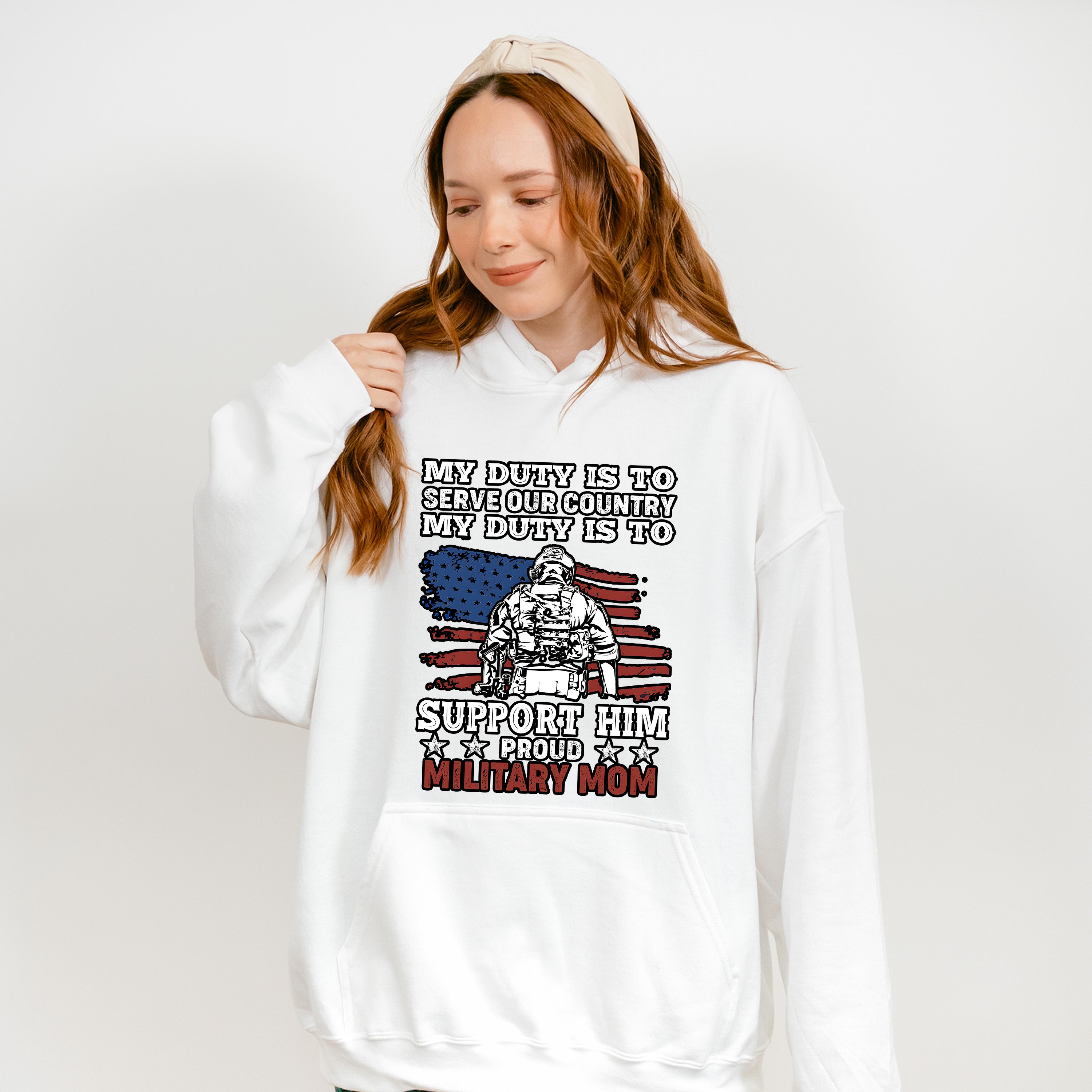 My Duty Is To Serve Our Country - Military Unisex Crewneck T-Shirt Sweatshirt Hoodie