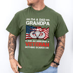 I'm A Dad Grandpa And An Airborne Veteran - Military Unisex Crewneck T-Shirt Sweatshirt Hoodie