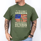 I'm A Grandpa And An Airborne Veteran Nothing Scares Me - Military Unisex Crewneck T-Shirt Sweatshirt Hoodie