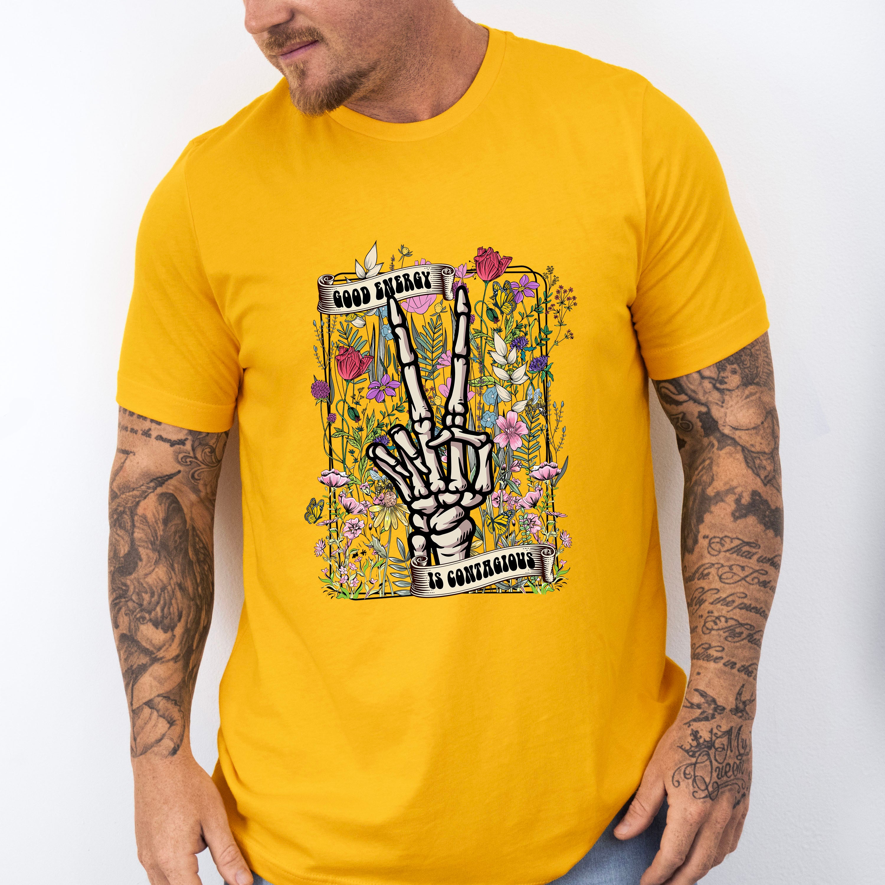 Good Energy Is Contagious - Mental Health Unisex Crewneck T-Shirt Sweatshirt Hoodie