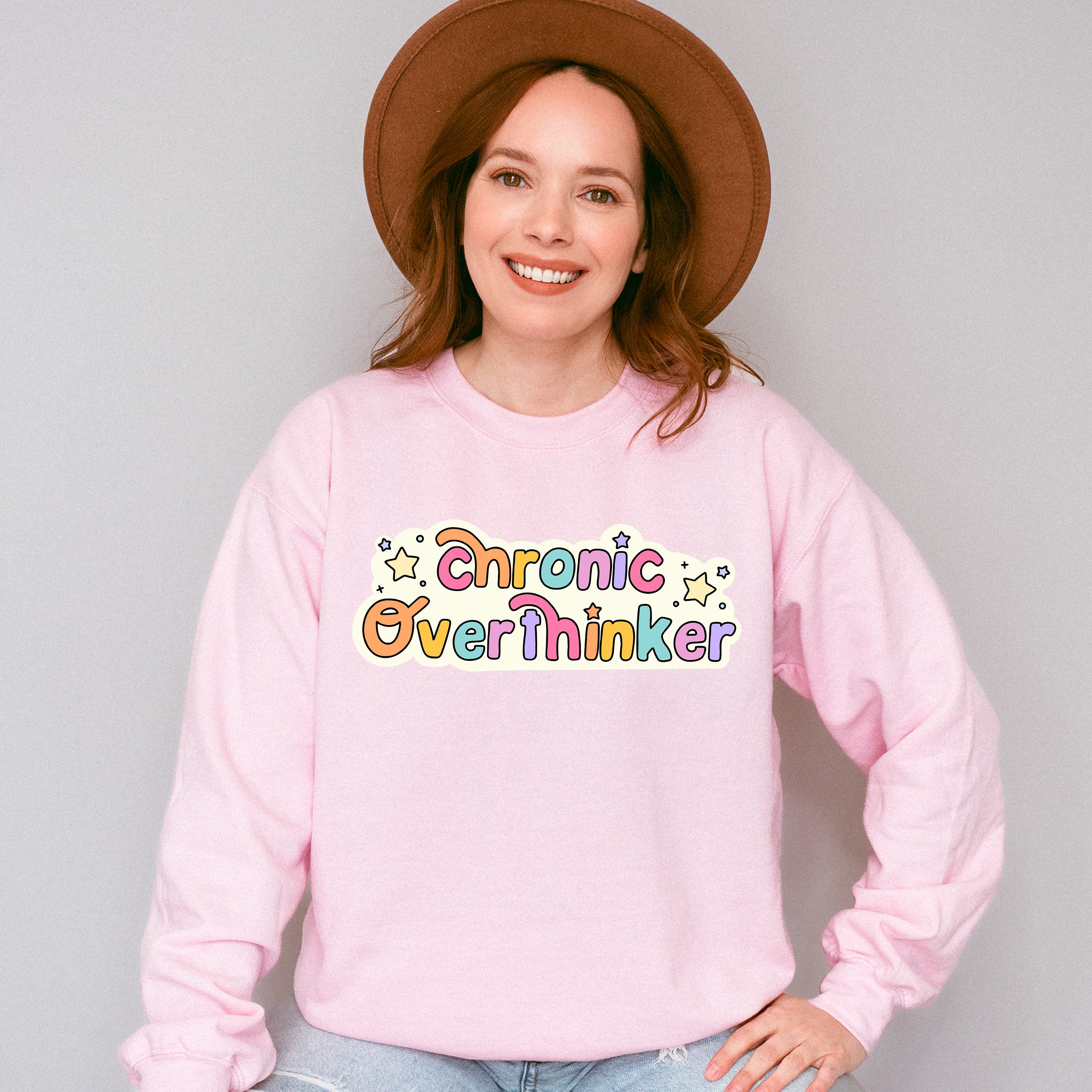 Chronic Overthinker - Mental Health Unisex Crewneck T-Shirt Sweatshirt Hoodie