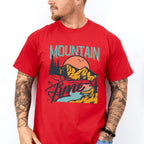 Mountain Time Design - Outdoor Unisex Crewneck T-Shirt Sweatshirt Hoodie