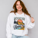 Mountain Time Design - Outdoor Unisex Crewneck T-Shirt Sweatshirt Hoodie