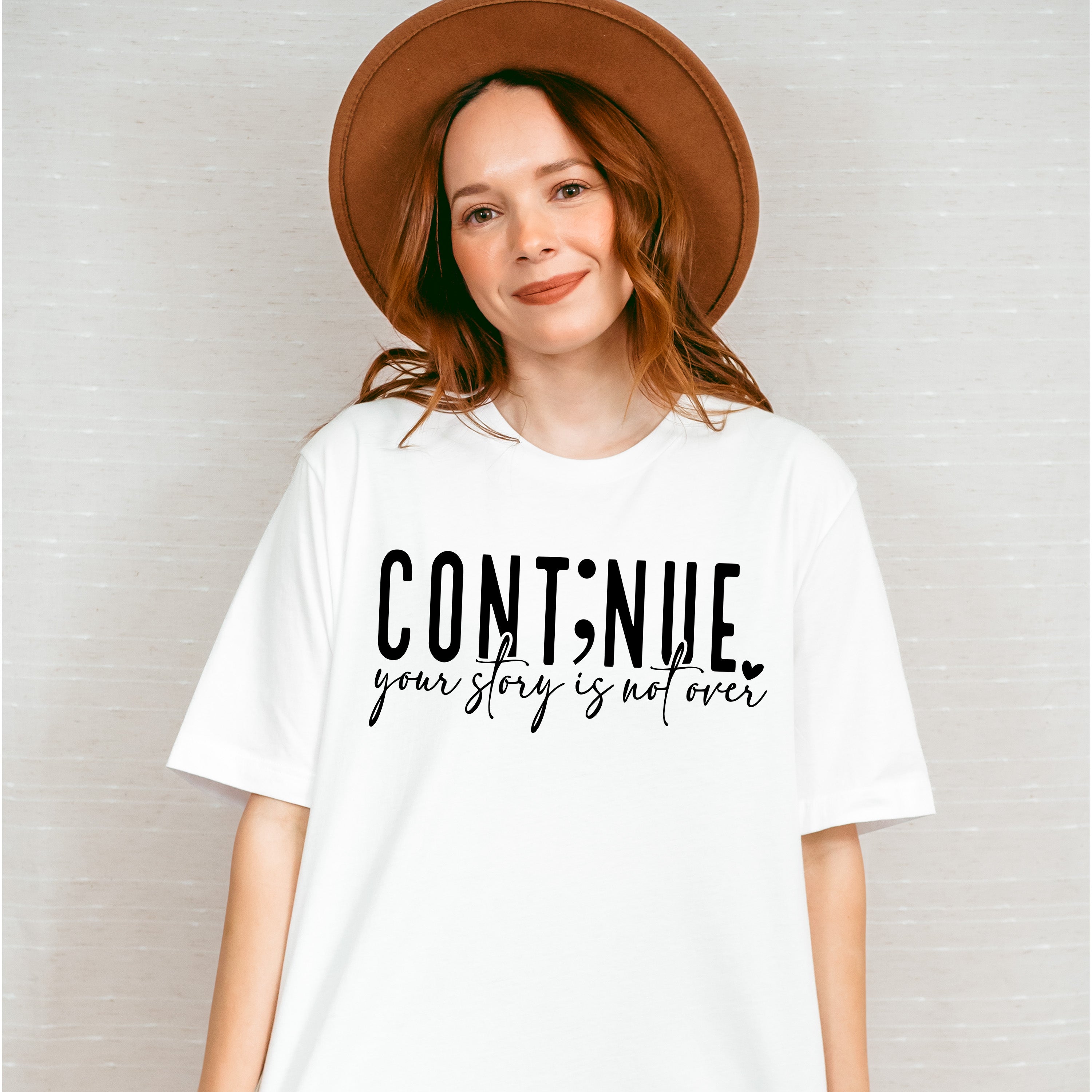 Continue Your Story Is Not Over - Mental Health Unisex Crewneck T-Shirt Sweatshirt Hoodie