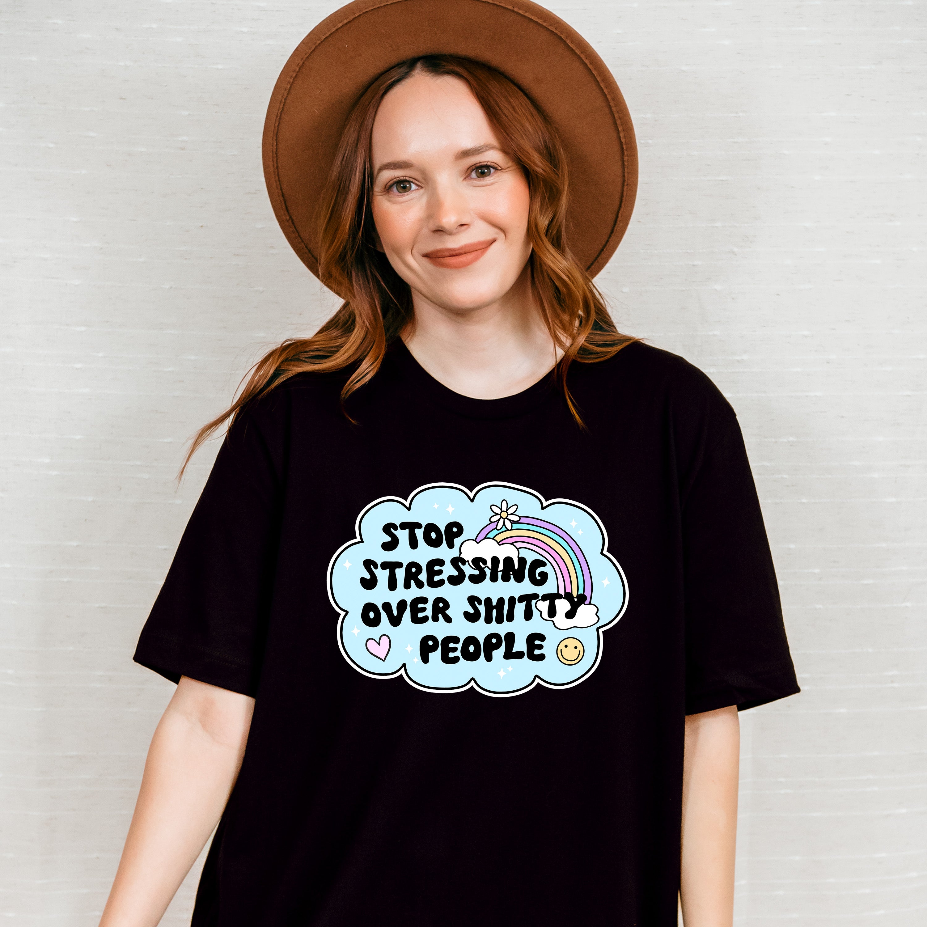 Stop Stressing Over Shitty People - Mental Health Unisex Crewneck T-Shirt Sweatshirt Hoodie