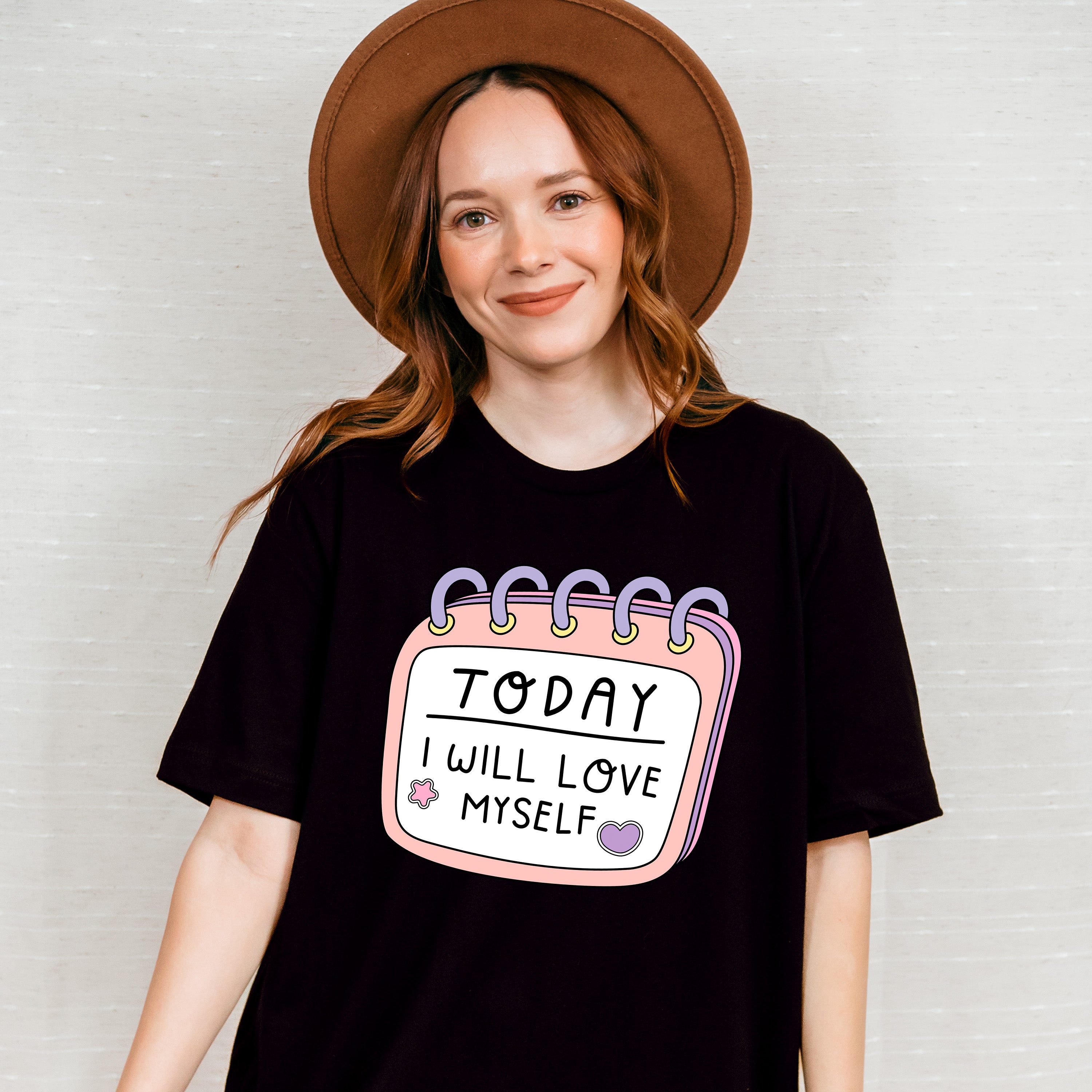 Today I Will Love Myself - Mental Health Unisex Crewneck T-Shirt Sweatshirt Hoodie