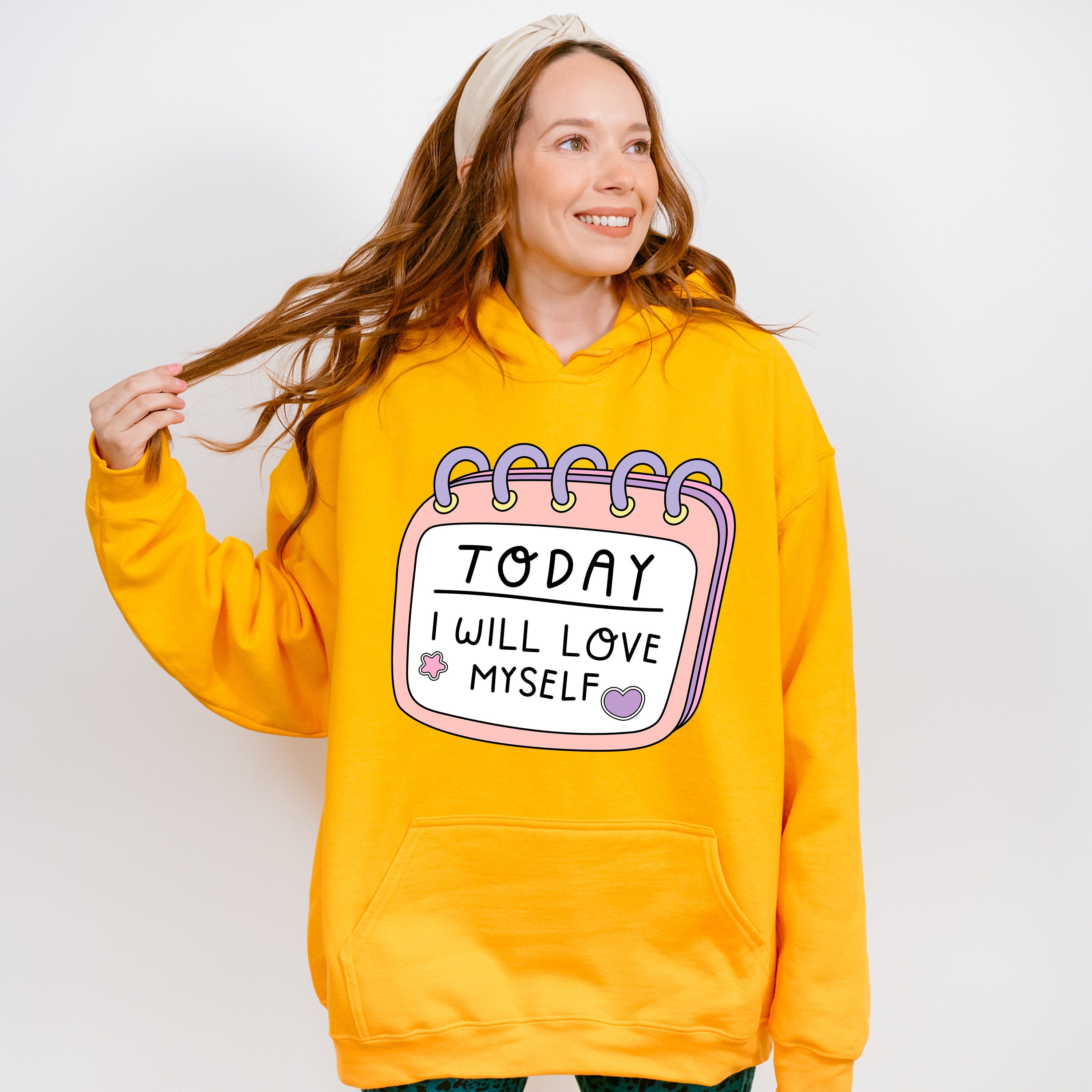 Today I Will Love Myself - Mental Health Unisex Crewneck T-Shirt Sweatshirt Hoodie