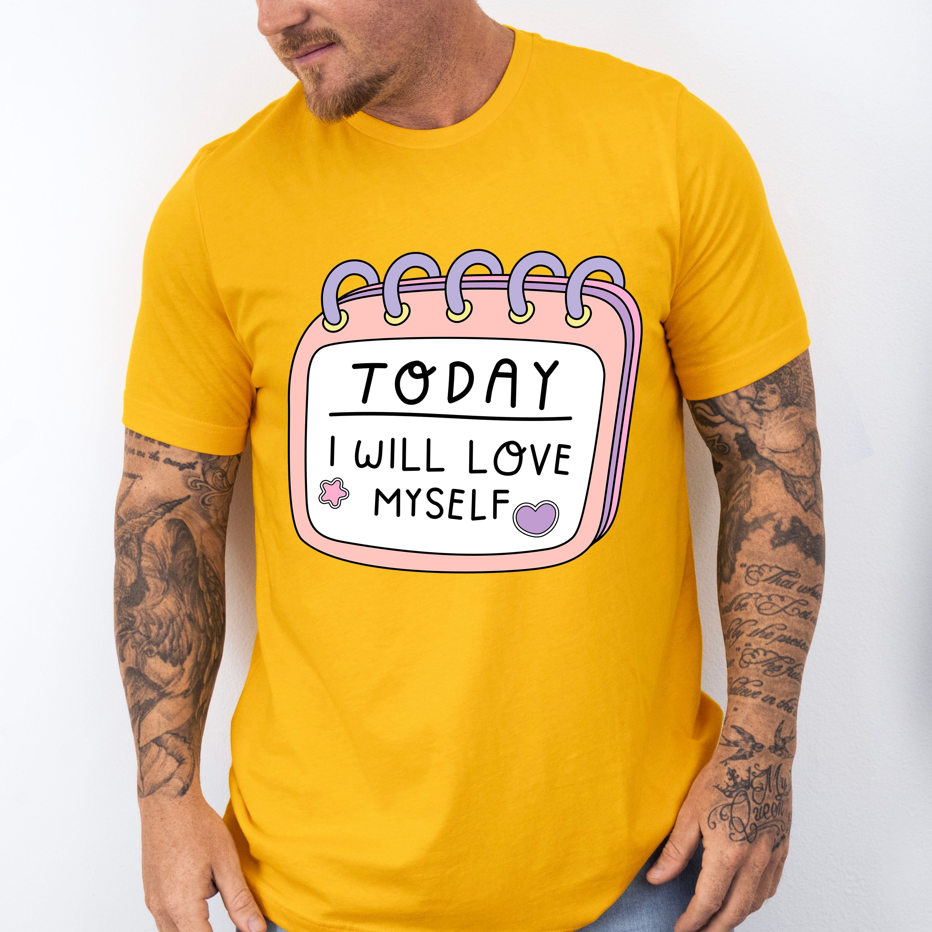 Today I Will Love Myself - Mental Health Unisex Crewneck T-Shirt Sweatshirt Hoodie