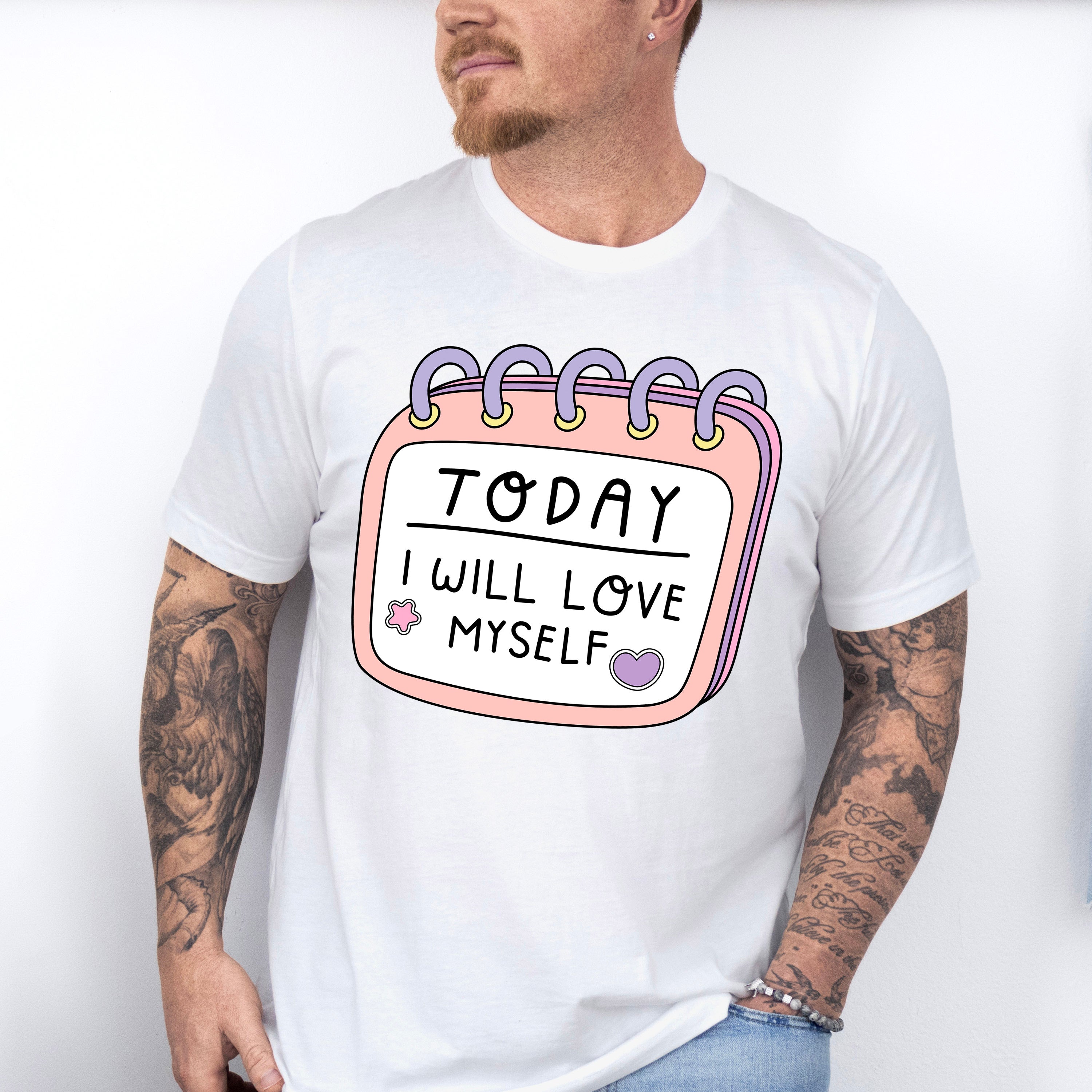 Today I Will Love Myself - Mental Health Unisex Crewneck T-Shirt Sweatshirt Hoodie