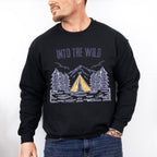 Into The Wild Design - Outdoor Unisex Crewneck T-Shirt Sweatshirt Hoodie